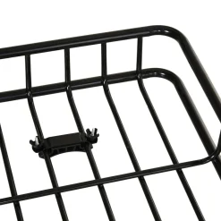 Porte-bagage pour voiture - galerie de toit voiture - L. réglable 109-162 cm - charge max 100 Kg - métal noir