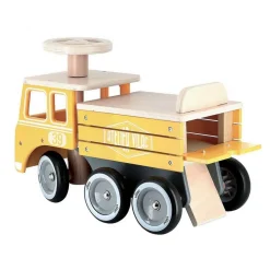 Porteur camion de chantier en bois