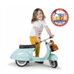 Porteur Scooter Primo 3 Roues Mint - Trottinette Enfant Design Classique