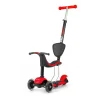 Porteur Trottinette 3 en 1 LITTLE STAR Rouge - Scooter évolutif pour enfants