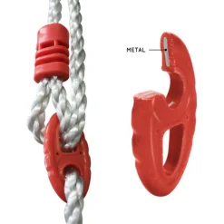 Portique balançoire avec toboggan - Bois - H1.95m - MURIER