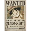 Poster One Piece - Wanted Luffy New 2
