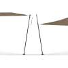 Poteaux ajustables pour voile d'ombrage - Lot de 2
