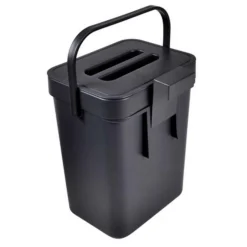 Poubelle de Compost Accrochable 3L Anthracite
