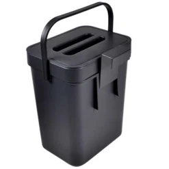 Poubelle de Compost Accrochable 5L Anthracite