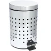 Poubelle WC / Salle de bain Cube - Inox - 3L - Argent