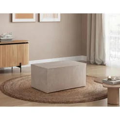 Pouf velours côtelé DAPHNE