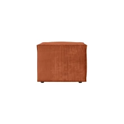 Pouf velours côtelé DAPHNE