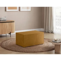 Pouf velours côtelé DAPHNE