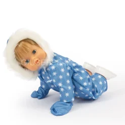 Poupon Cicciobello Marche dans la neige