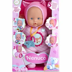 Poupon Nenuco soft 5 fonctions - Rose