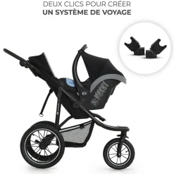 Poussette 3 roues tout-terrain Helsi 2