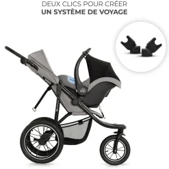 Poussette 3 roues tout-terrain Helsi 2