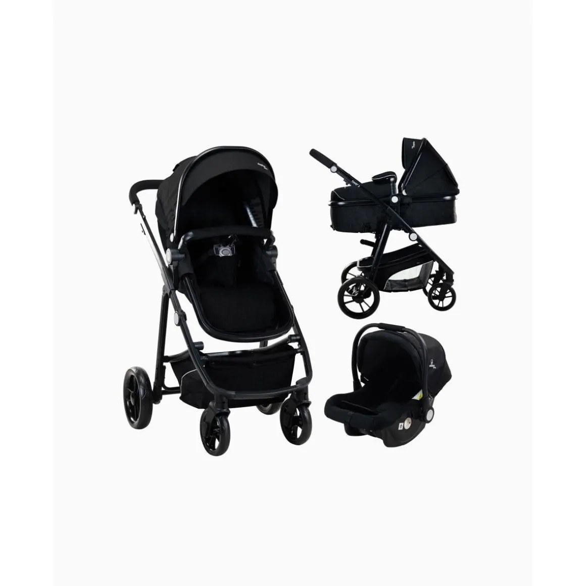 Poussette Deux + II - Noir