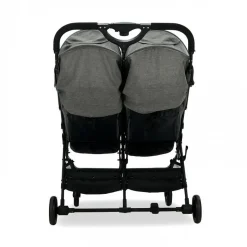 Poussette Double Henry Gris