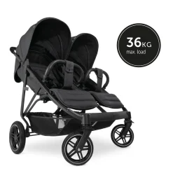 Poussette double Uptown Duo Noir