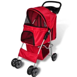 Poussette pour chiens Rouge
