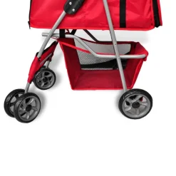 Poussette pour chiens Rouge