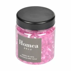 Pépites de Verre Déco Effet Miroir 250g Rose