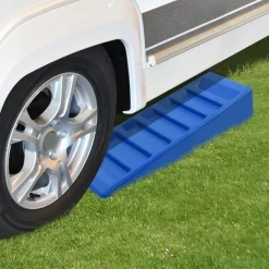 ProPlus 2 pcs Niveleurs de caravane 75 mm Plastique Bleu