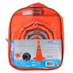 ProPlus Cones de signalisation de securite repliables 2 pcs avec LED