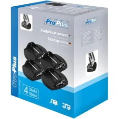 ProPlus Patins de support de caravane 4 pcs avec broches metalliques