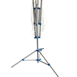 ProPlus Sechoir a linge rotatif avec pied Gris Metal