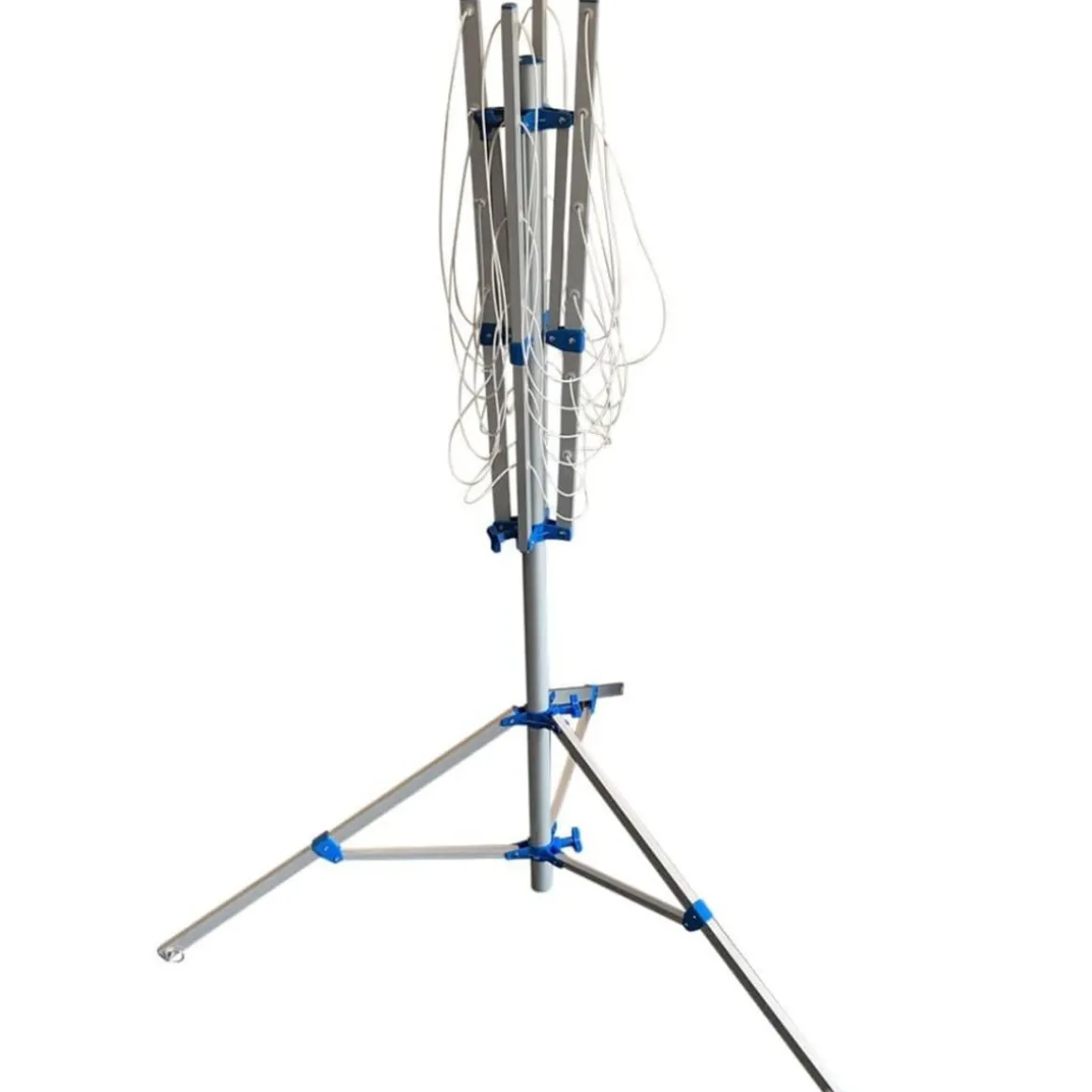 ProPlus Sechoir a linge rotatif avec pied Gris Metal