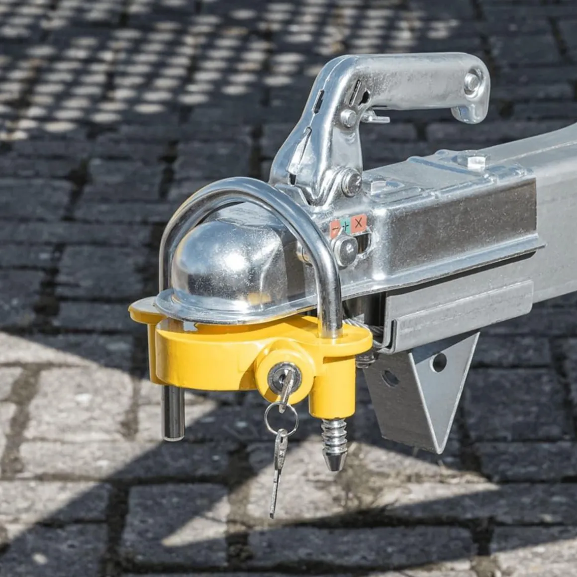 ProPlus Verrou d'accouplement avec cylindre de fermeture 341329