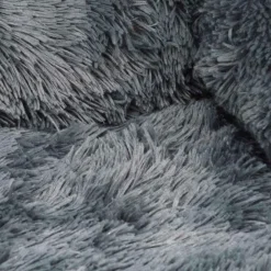 Protège Canapé & Traversin Fluffy 120cm Anthracite