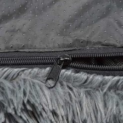 Protège Canapé & Traversin Fluffy 120cm Anthracite