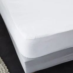 Protège matelas coton absorbant lavable à 90°c - Forme drap housse QUALITE PLUS
