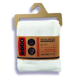 Protège oreiller absorbant en coton 160g/m²