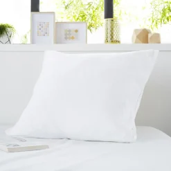 Protège oreiller coton imperméable anti-acariens QUALITE PLUS