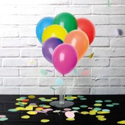 Présentoir 7 Ballons Fête 40cm Transparent