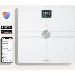 Pèse personne connecté Body Comp Blanc