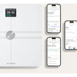 Pèse personne connecté Body Comp Blanc