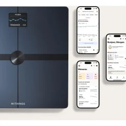 Pèse personne connecté Body Smart Noir