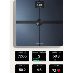 Pèse personne connecté Body Smart Noir