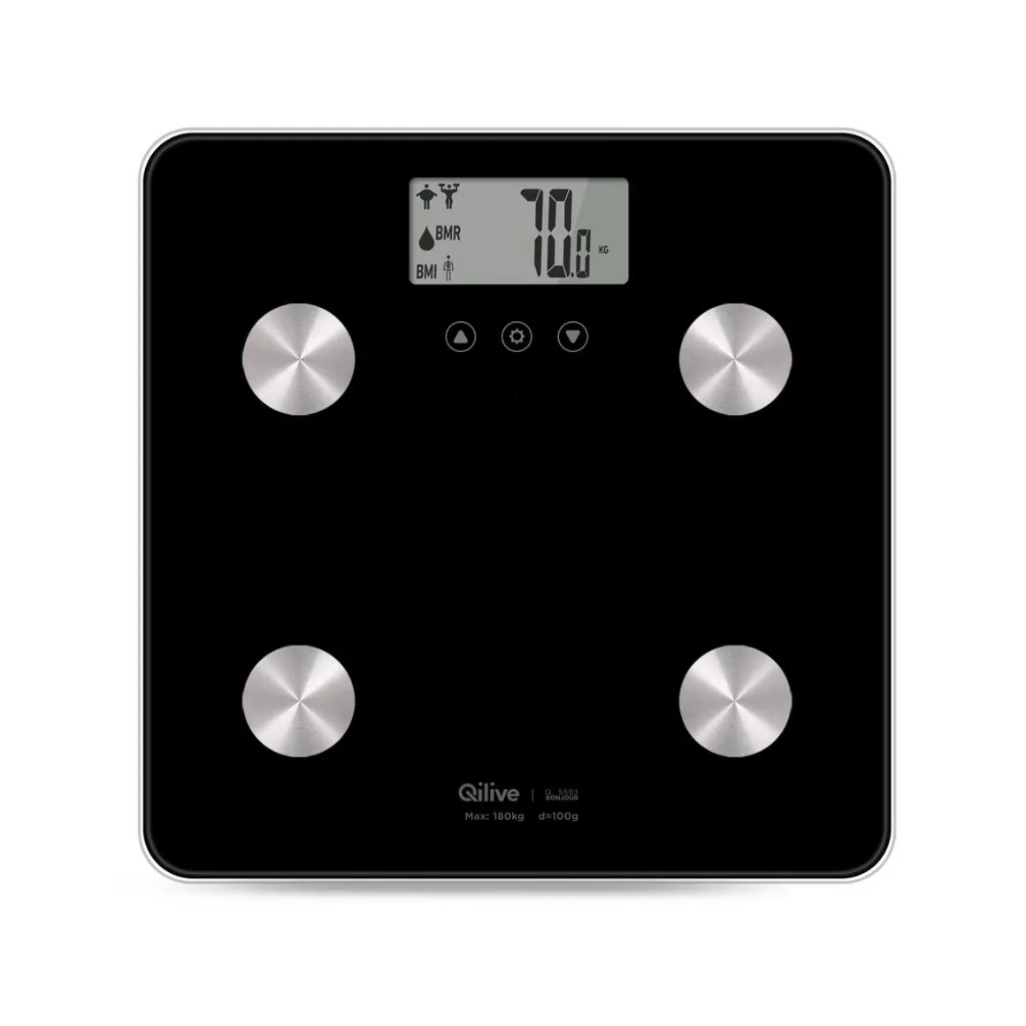 Pèse personne impédancemètre Q.5593 - Noir