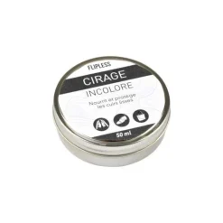 Pâte de Cirage Incolore Chaussure 50ml Blanc