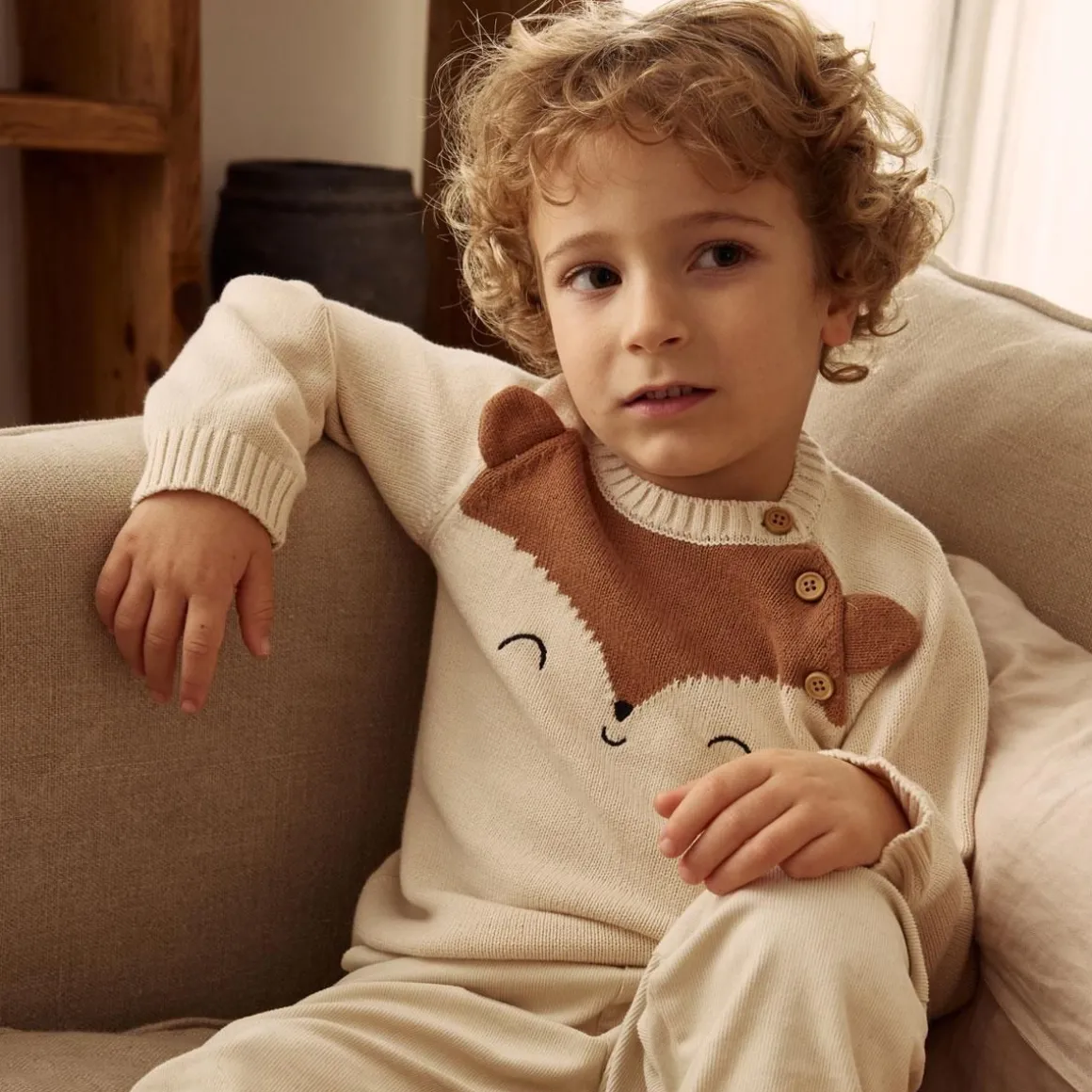 Pull bébé en tricot Floxy