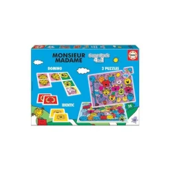 Puzzle Educa Superpack Monsieur Madame