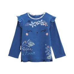 Pyjama bébé 2 pièces à pieds retroussables Océan d'amour