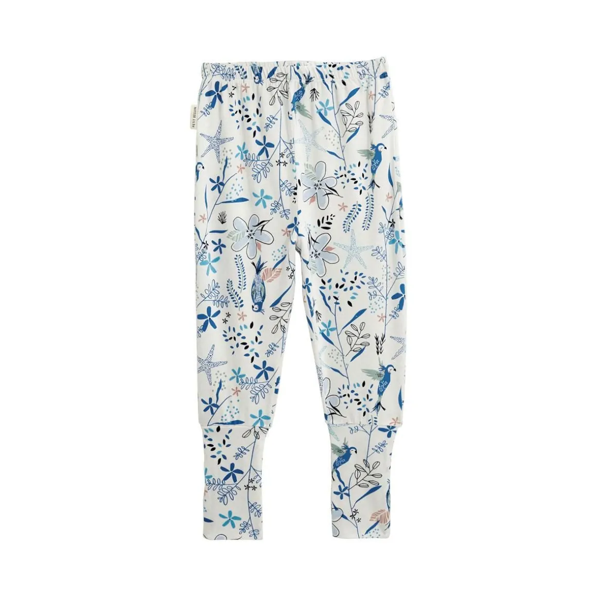 Pyjama bébé 2 pièces à pieds retroussables Océan d'amour