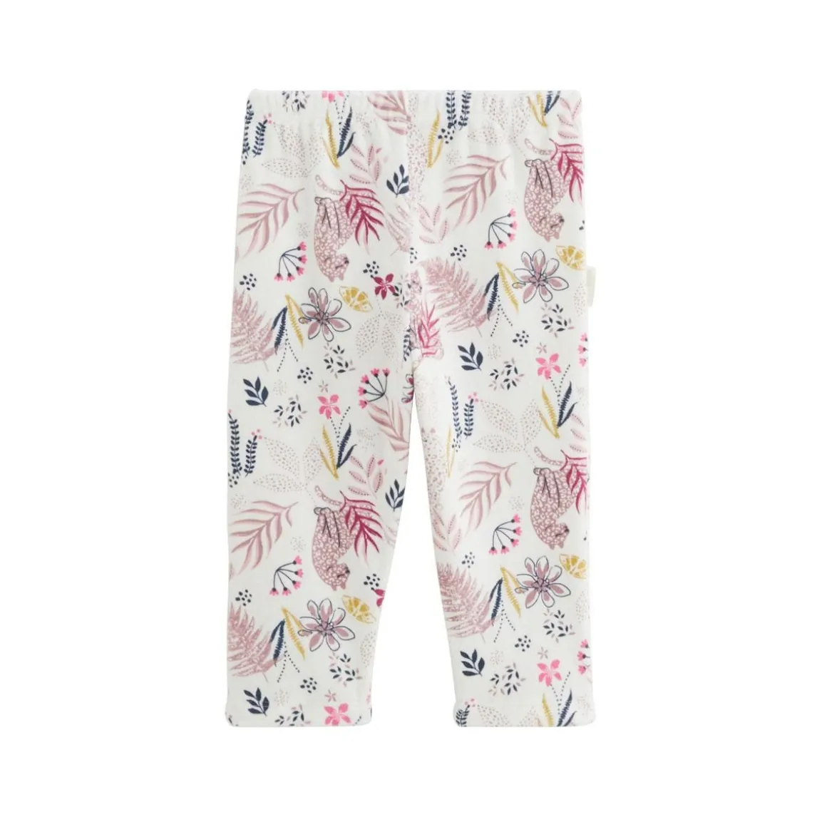 Pyjama bébé 2 pièces en velours rose Louisa