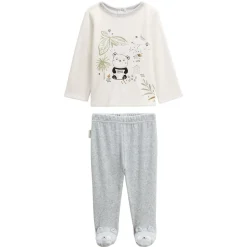 Pyjama bébé 2 pièces en velours Tropic Moon
