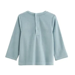 Pyjama bébé 2 pièces en velours Félintrépide