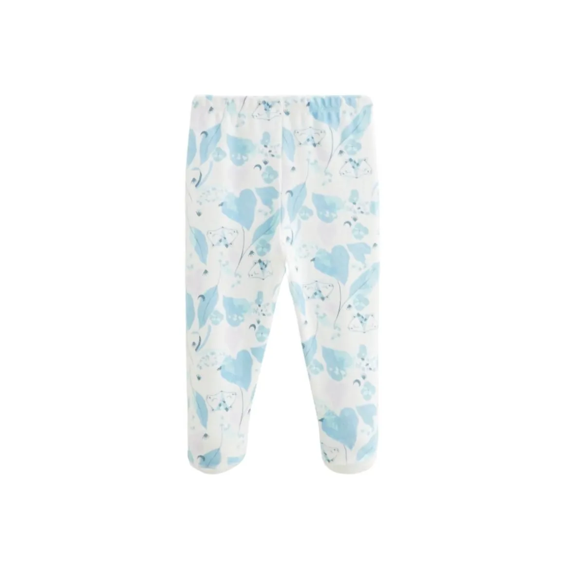 Pyjama bébé 2 pièces en velours avec pieds Polarmoon