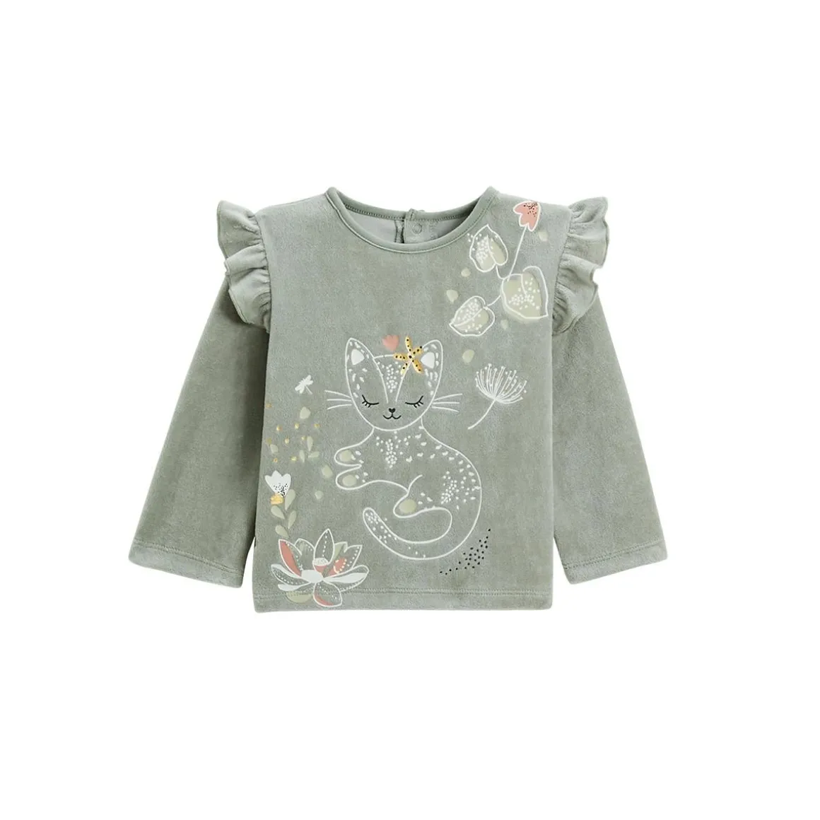 Pyjama bébé 2 pièces en velours Lily